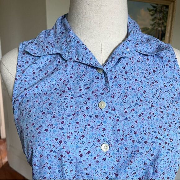 Vintage Daisy Duke Ann Taylor Floral Top S - Picture 2 of 6